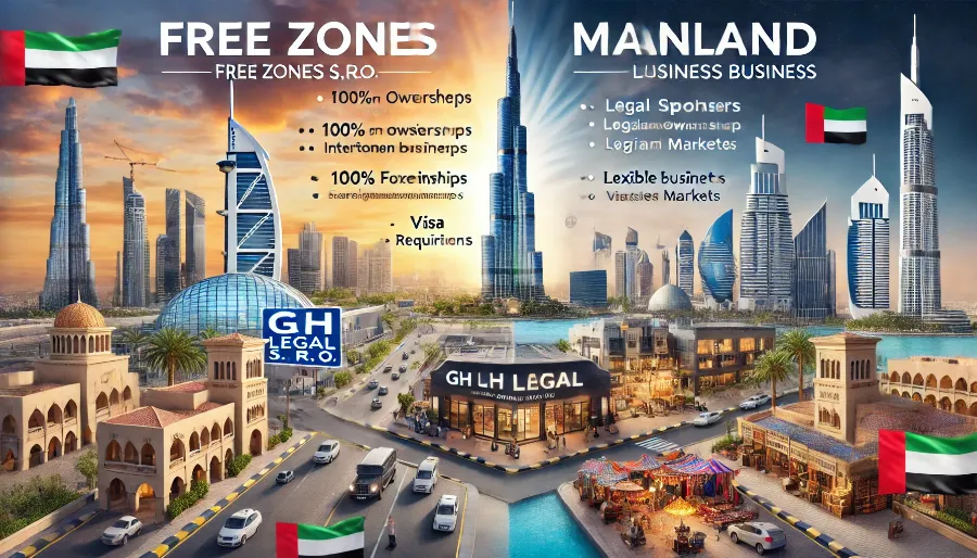 Difference Between Free Zone and Mainland Business Setup in the UAE