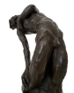 Picture of Modern Expressionist Bronze Sculpture – Male Figure