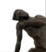 Picture of Modern Expressionist Bronze Sculpture – Male Figure