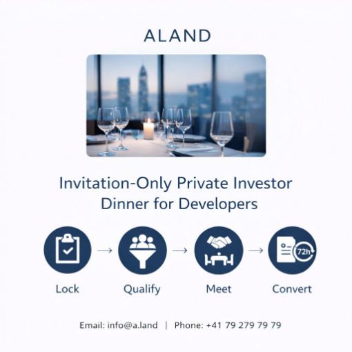 Bild von Exklusives Private-Investor-Dinner nur auf Einladung für Projektentwickler (Ultra-Qualifiziert)