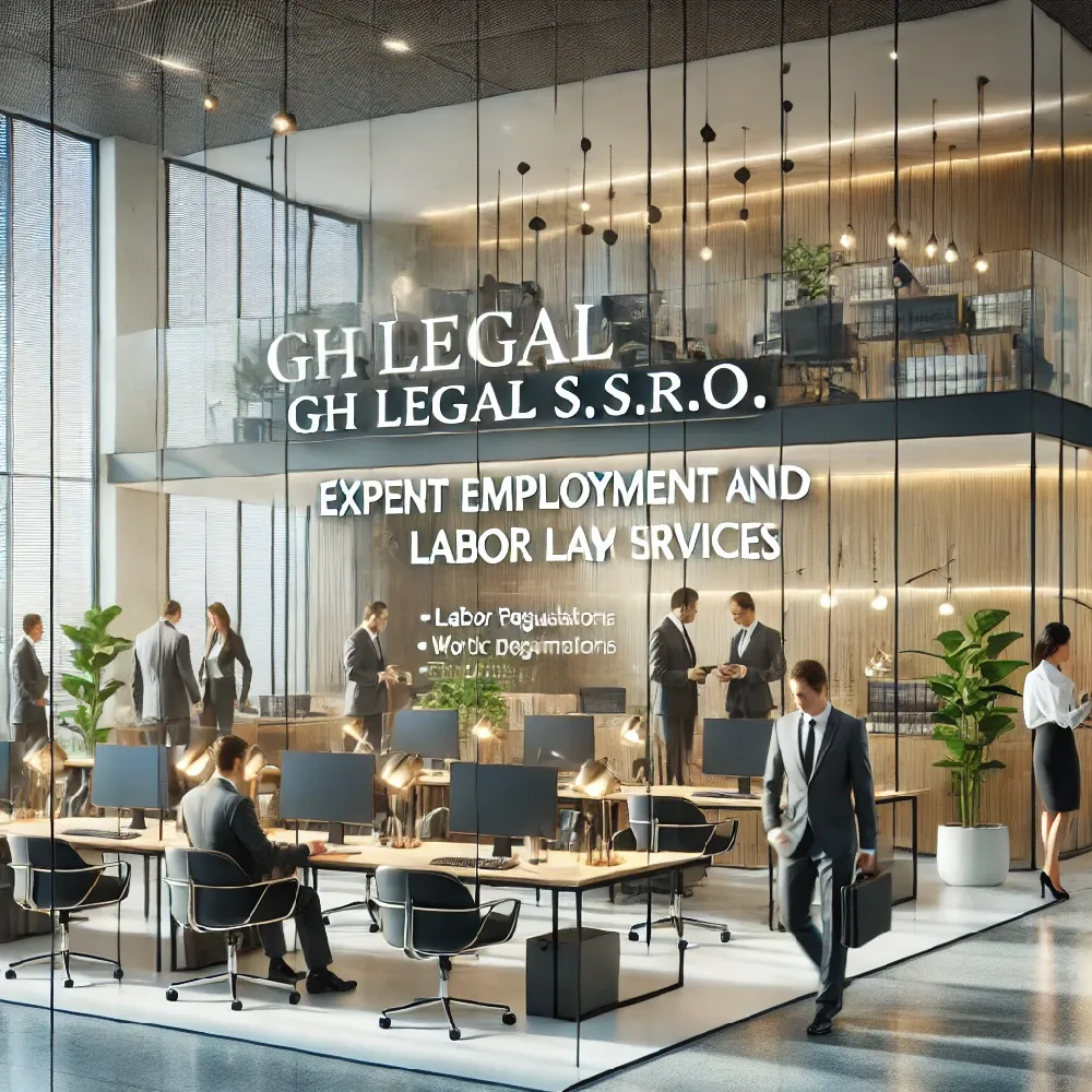 Comprehensive Employment and Labor Law Services by GH Legal s.r.o. Comprehensive Legal Support for Employment and Labor Matters  GH Legal s.r.o. offers specialized legal services in employment and labor law, providing expert guidance and support for a wide range of employment-related matters. Our experienced legal team ensures that your employment issues are handled with professionalism, compliance, and strategic insight.