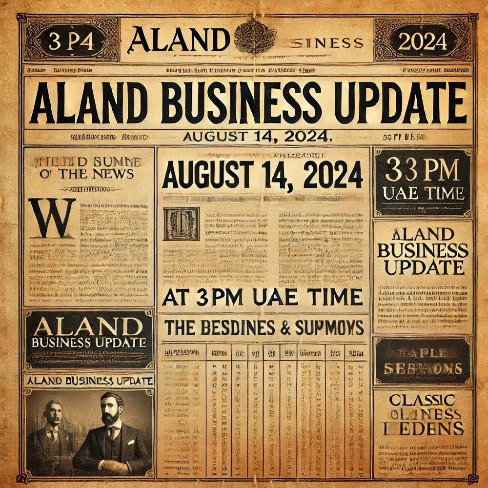 ALand Business Update, global business insights, US tech expansion, Germany industrial challenges, Brazil green energy incentives, Japan automation, South Korea semiconductor competition, Middle East AI investments, Australia mining industry, China property regulations, India pharma exports, Canada retail e-commerce, August 14-15 2024